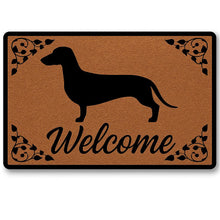 Load image into Gallery viewer, Warm Smooth Coat Dachshund Welcome Door Mat-Home Decor-Dachshund,Doormat,Home Decor-6