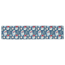 Load image into Gallery viewer, Snowfall Serenade Husky Christmas Table Runner-Home Decor-Christmas, Home Decor, Siberian Husky-ONE SIZE-2