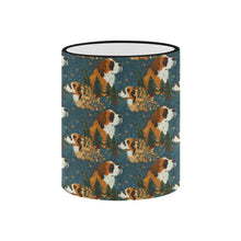 Load image into Gallery viewer, Snowflakes and Saint Bernard's Christmas Symphony Coffee Mug-3