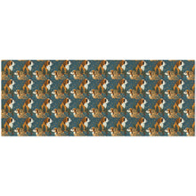 Load image into Gallery viewer, Snowflakes and Saint Bernard's Christmas Symphony Gift Wrapping Paper - 2 Rolls-Christmas Ornament-Christmas,Saint Bernard,Wrapping Paper-Black27-ONE SIZE-1