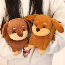 Load image into Gallery viewer, Snuggly Chocolate Dachshund Stuffed Animal Plush Toy-3