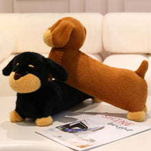 Load image into Gallery viewer, Snuggly Chocolate Dachshund Stuffed Animal Plush Toy-7