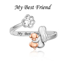 Load image into Gallery viewer, So Cute Red Dachshund Wrap Ring – Sweet Dog Gift-Q4100-5