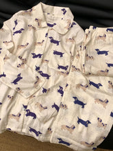 Load image into Gallery viewer, Soft and Cozy Dachshund Cotton Pajamas Set for Women-3