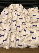 Load image into Gallery viewer, Soft and Cozy Dachshund Cotton Pajamas Set for Women-5