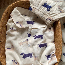 Load image into Gallery viewer, Soft and Cozy Dachshund Cotton Pajamas Set for Women-6