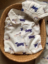 Load image into Gallery viewer, Soft and Cozy Dachshund Cotton Pajamas Set for Women-1