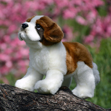 Soft and Fluffy St. Bernard Stuffed Animal Plush Toy