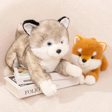 Load image into Gallery viewer, Soft and Furry Husky Love Plush Toys-Stuffed Animals-Siberian Husky, Stuffed Animal-8