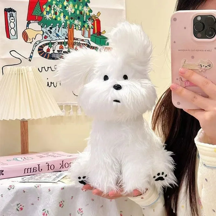 Soft Long Haired West Highland Terrier Stuffed Animal Plush Toys-10