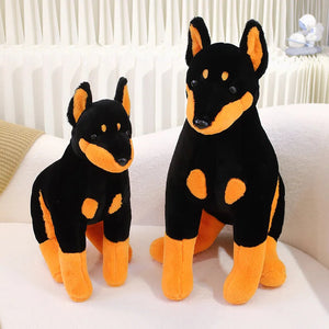 Softest Sitting Doberman Stuffed Animal Plush Toys-Doberman, Stuffed Animal-2