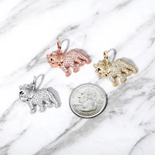 Load image into Gallery viewer, Sparkling Iced Out French Bulldog Silver Necklace – Bling Gift-5