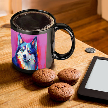 Spectrum Of Spirit Husky Coffee Mug One Size Black 360x