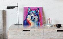 Load image into Gallery viewer, Spectrum of Spirit Husky Wall Art Poster-Art-Dog Art, Home Decor, Poster, Siberian Husky-2