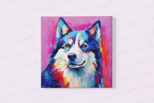 Load image into Gallery viewer, Spectrum of Spirit Husky Wall Art Poster-Art-Dog Art, Home Decor, Poster, Siberian Husky-4