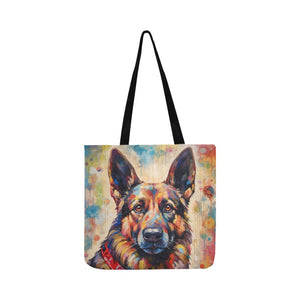 Spectrum Sentinel German Shepherd Shopping Tote Bag-Accessories-Accessories, Bags, Dog Dad Gifts, Dog Mom Gifts, German Shepherd-2