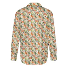Load image into Gallery viewer, Spring Blossom Shiba Inus Women&#39;s Shirt - 2 Designs-Apparel-Apparel, Shiba Inu, Shirt-7