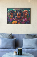 Load image into Gallery viewer, Spring Serenade Dachshunds Delight Wall Art Poster-Art-Dachshund, Dog Art, Home Decor, Poster-5