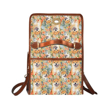Load image into Gallery viewer, Spring Summer Bloom Shiba Inu Mom and Baby Shoulder Bag Purse-Accessories-Accessories, Bags, Purse, Shiba Inu-One Size-2