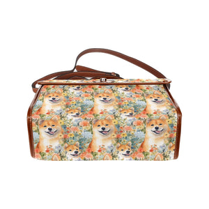 Spring Summer Bloom Shiba Inu Mom and Baby Shoulder Bag Purse-Accessories-Accessories, Bags, Purse, Shiba Inu-One Size-5