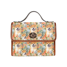 Load image into Gallery viewer, Spring Summer Bloom Shiba Inu Mom and Baby Shoulder Bag Purse-Accessories-Accessories, Bags, Purse, Shiba Inu-One Size-6