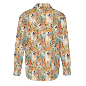 Spring Summer Bloom Shiba Inu Mom and Baby Women's Shirt - 2 Designs-Apparel-Apparel, Shiba Inu, Shirt-6
