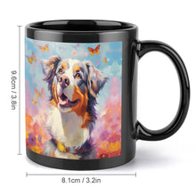 Load image into Gallery viewer, Springtime Splendor Australian Shepherd Coffee Mug-4
