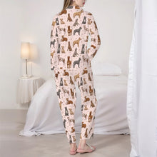 Load image into Gallery viewer, Staffordshire Terrier Pajamas for Women - XL Available - Yes I Love Staffordshire Bull Terriers-Pajamas-Apparel,Dog Mom Gifts,Pajamas-4