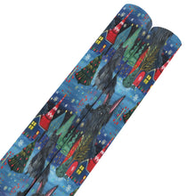 Load image into Gallery viewer, Starlight and Snowflakes Scottie Dog Christmas Gift Wrapping Paper - 2 Rolls-Christmas Ornament-Christmas,Scottish Terrier,Wrapping Paper-Scottish Terrier-ONE SIZE-5