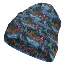 Load image into Gallery viewer, Starlight and Snowflakes Scottie Dog Warm Christmas Beanie-Accessories-Accessories, Christmas, Dog Mom Gifts, Hats, Scottish Terrier-ONE SIZE-4