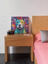 Load image into Gallery viewer, Starry Delight Pit Bull Wall Art Poster-Art-Dog Art, Home Decor, Pit Bull, Poster-3