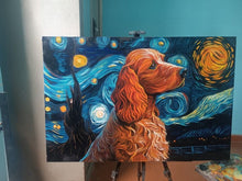 Load image into Gallery viewer, Starry Eyed Cocker Spaniel Oil Painting-Art-Cocker Spaniel, Dog Art, Home Decor, Painting-24&quot; x 36&quot; inches-2