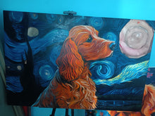 Load image into Gallery viewer, Starry Eyed Cocker Spaniel Oil Painting-Art-Cocker Spaniel, Dog Art, Home Decor, Painting-24&quot; x 36&quot; inches-3