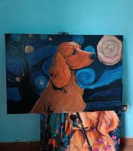 Load image into Gallery viewer, Starry Eyed Cocker Spaniel Oil Painting-Art-Cocker Spaniel, Dog Art, Home Decor, Painting-24&quot; x 36&quot; inches-5