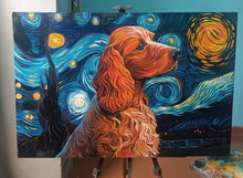 Load image into Gallery viewer, Starry Eyed Cocker Spaniel Oil Painting-Art-Cocker Spaniel, Dog Art, Home Decor, Painting-24&quot; x 36&quot; inches-9
