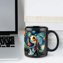 Load image into Gallery viewer, Starry Night Beagle Coffee Mug-Mug-Beagle, Home Decor, Mugs-ONE SIZE-Black-7