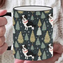 Load image into Gallery viewer, Starry Night Border Collie Christmas Coffee Mug-White6-ONE SIZE-1