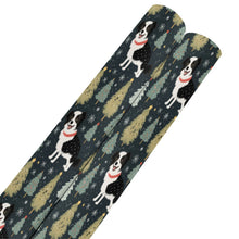Load image into Gallery viewer, Starry Night Border Collie Christmas Gift Wrapping Paper - 2 Rolls-Christmas Ornament-Border Collie,Christmas,Wrapping Paper-Border Collie-5