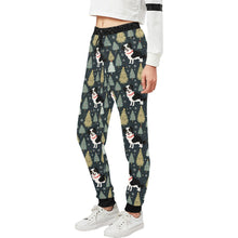 Load image into Gallery viewer, Starry Night Border Collie Christmas Unisex Sweatpants-Apparel-Apparel, Border Collie, Christmas, Dog Dad Gifts, Dog Mom Gifts, Pajamas-2