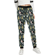 Load image into Gallery viewer, Starry Night Border Collie Christmas Unisex Sweatpants-Apparel-Apparel, Border Collie, Christmas, Dog Dad Gifts, Dog Mom Gifts, Pajamas-XS-1