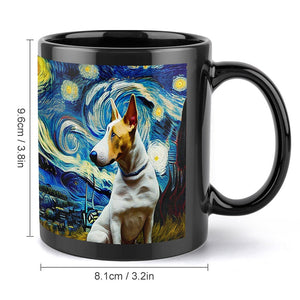 Starry Night Bull Terrier Coffee Mug-Mug-Bull Terrier, Home Decor, Mugs-ONE SIZE-Black-4