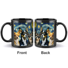 Load image into Gallery viewer, Starry Night Chihuahuas Coffee Mug-Mug-Chihuahua, Home Decor, Mugs-ONE SIZE-Black-2