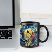 Load image into Gallery viewer, Starry Night Companion Yellow Labrador Coffee Mug-Mug-Accessories, Dog Dad Gifts, Dog Mom Gifts, Home Decor, Labrador, Mugs-ONE SIZE-Black-6