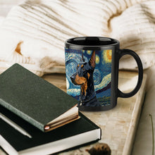 Load image into Gallery viewer, Starry Night Doberman Coffee Mug-Mug-Doberman, Home Decor, Mugs-ONE SIZE-Black-6