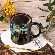 Load image into Gallery viewer, Starry Night Dreamer Pekingese Coffee Mug-Mug-Accessories, Dog Dad Gifts, Dog Mom Gifts, Home Decor, Mugs, Pekingese-ONE SIZE-Black-3
