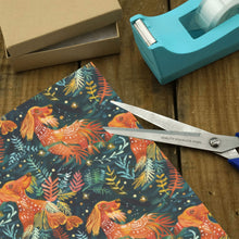 Load image into Gallery viewer, Starry Night Irish Setter's Christmas Gift Wrapping Paper - 2 Rolls-Christmas Ornament-Christmas,Irish Setter,Wrapping Paper-2