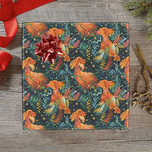 Load image into Gallery viewer, Starry Night Irish Setter's Christmas Gift Wrapping Paper - 2 Rolls-Christmas Ornament-Christmas,Irish Setter,Wrapping Paper-1