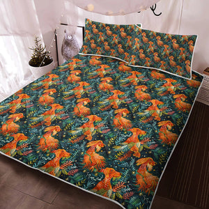 Starry Night Irish Setter's Christmas Quilt Blanket Bedding Set-Bedding-Bedding, Blankets, Christmas, Home Decor, Irish Setter-2