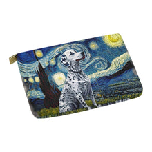 Load image into Gallery viewer, Starry Night Serenade Dalmatian Carry-All Pouch-Accessories-Accessories, Bags, Dalmatian, Dog Dad Gifts, Dog Mom Gifts-White-ONESIZE-3