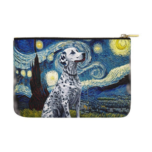 Starry Night Serenade Dalmatian Carry-All Pouch-Accessories-Accessories, Bags, Dalmatian, Dog Dad Gifts, Dog Mom Gifts-White-ONESIZE-4